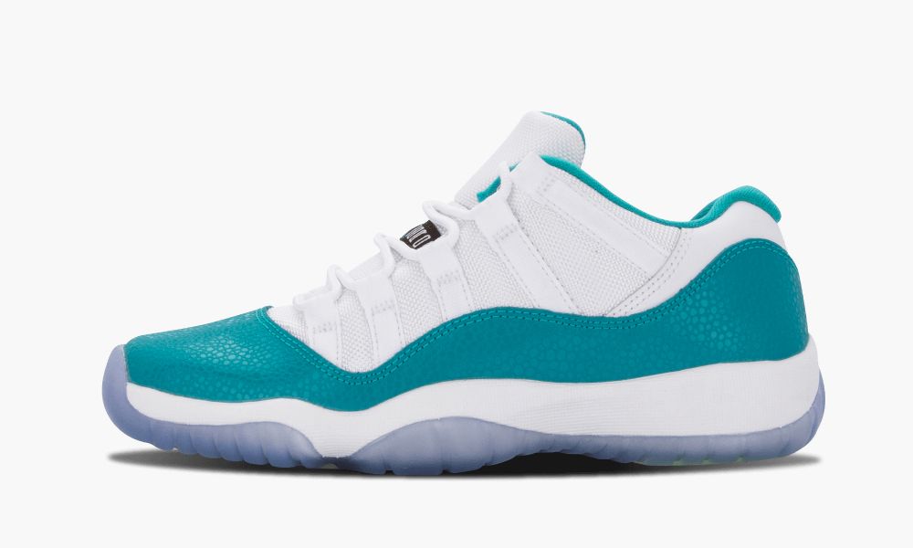 Sapatos Nike Air Jordan 11 Retro Low (GS) "Turbo Green" Criança Branco Azuis Verdes | Portugal-7095231