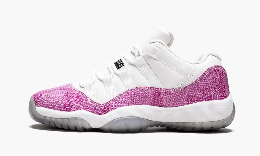 Sapatos Nike Air Jordan 11 Retro Low "Snake" Criança Pretas Branco Rosa | Portugal-8124509