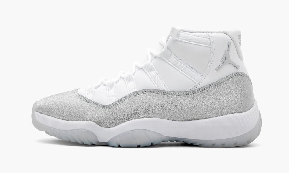 Sapatos Nike Air Jordan 11 Retro "METALLIC SILVER" Feminino Branco Prateadas | Portugal-4517892