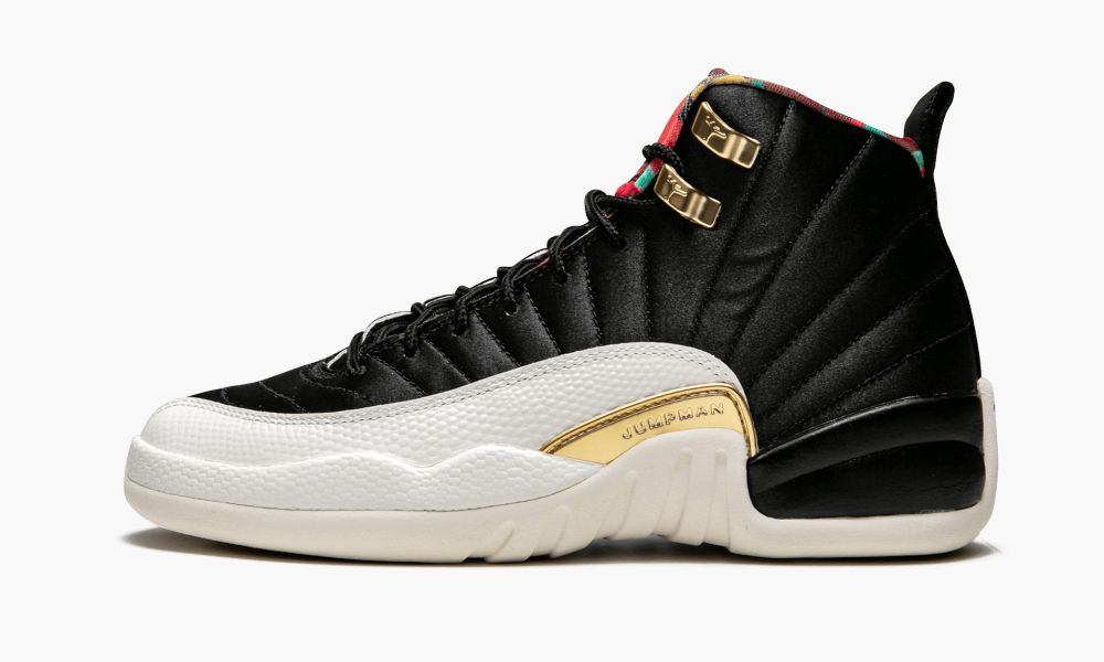 Sapatos Nike Air Jordan 12 Retro CNY (GS) "Chinese New Year 2019" Criança Pretas Vermelhas Branco | Portugal-8924357