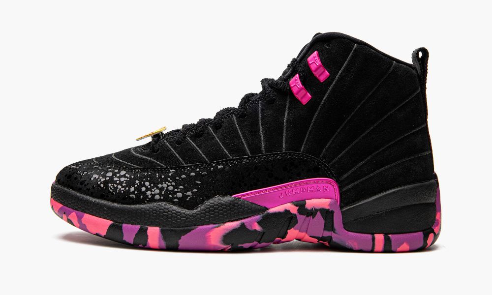 Sapatos Nike Air Jordan 12 Retro DB "Doernbecher" Masculino Pretas Roxo Rosa | Portugal-8627301