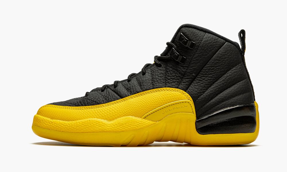 Sapatos Nike Air Jordan 12 Retro GS "University Gold" Criança Pretas Amarelas Douradas | Portugal-0471596