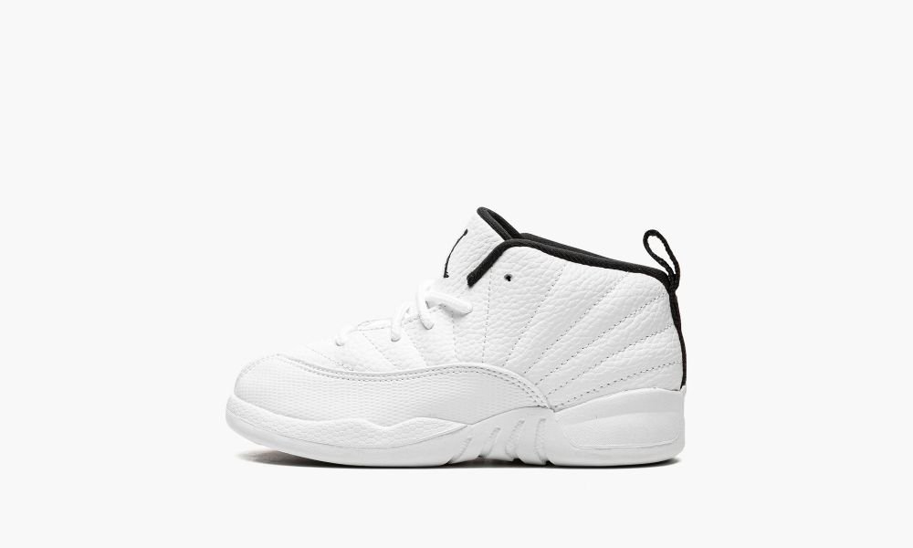 Sapatos Nike Air Jordan 12 Retro (TD) "Twist" Criança Pretas Vermelhas Branco | Portugal-1859270