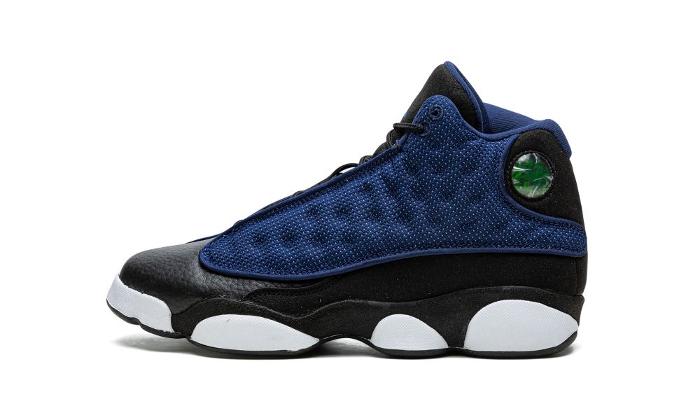 Sapatos Nike Air Jordan 13 Retro GS "Brave Blue" Criança Pretas Branco Azuis Azul Marinho | Portugal-5640218