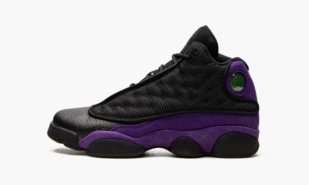 Sapatos Nike Air Jordan 13 Retro GS "Court Purple" Criança Pretas Branco Roxo | Portugal-2518470