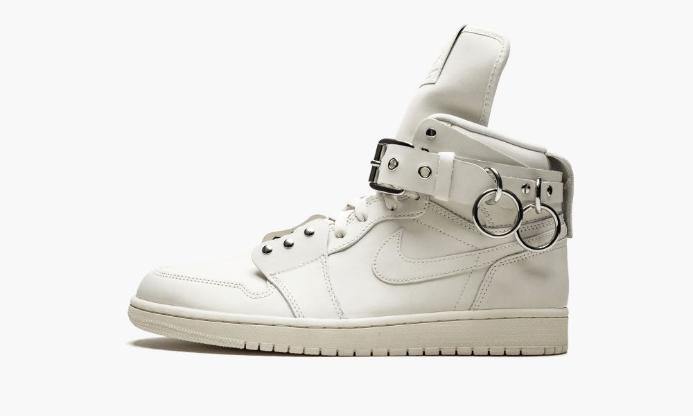 Sapatos Nike Air Jordan 1 High "COMME des Garçons - White" Masculino Branco | Portugal-7295183