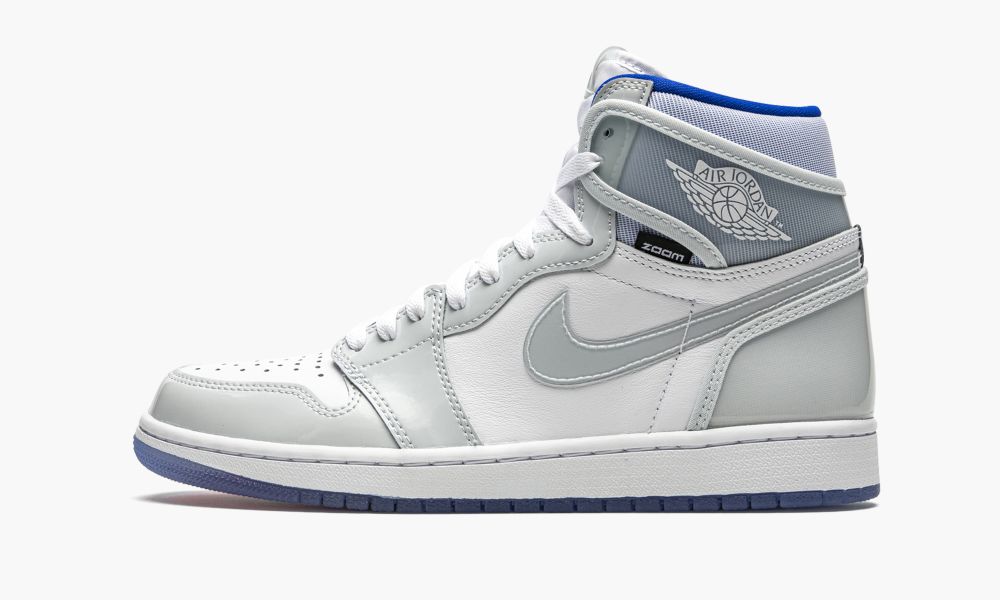 Sapatos Nike Air Jordan 1 High Zoom "Racer Blue" Masculino Branco Azuis | Portugal-5672301