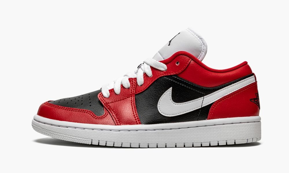 Sapatos Nike Air Jordan 1 Low "Chicago Flip" Feminino Pretas Vermelhas Branco | Portugal-0518946