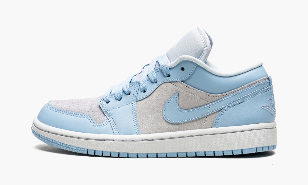 Sapatos Nike Air Jordan 1 Low "Football Grey Aluminum" Feminino Branco Cinzentas | Portugal-1829735