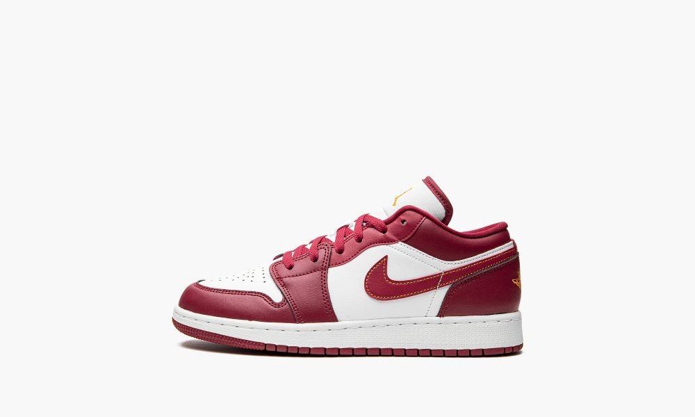 Sapatos Nike Air Jordan 1 Low (GS) Criança Vermelhas Branco | Portugal-5832710