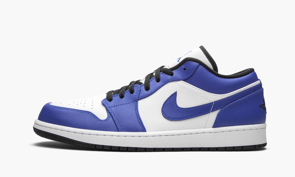 Sapatos Nike Air Jordan 1 Low "Game Royal" Masculino Branco Azuis Azul Marinho | Portugal-1367589