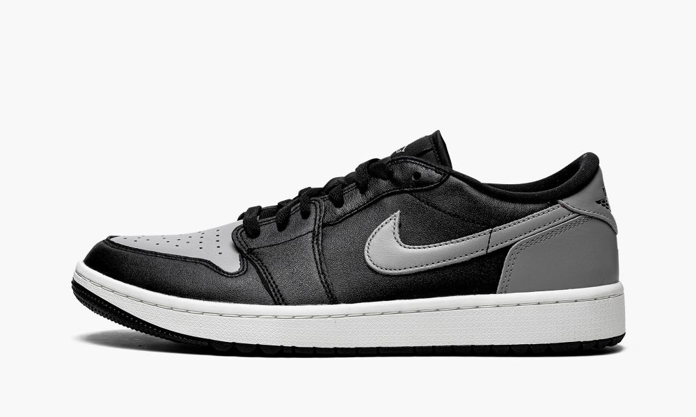 Sapatos Nike Air Jordan 1 Low Golfe "Shadow" Masculino Pretas Cinzentas | Portugal-9438167