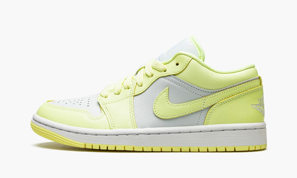 Sapatos Nike Air Jordan 1 Low "Lemonade" Feminino Amarelas Prateadas Platina | Portugal-4136579