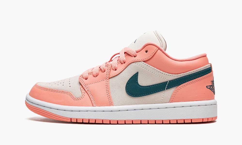 Sapatos Nike Air Jordan 1 Low "Light Madder Root" Feminino Rosa Turquesa Verdes | Portugal-6017423