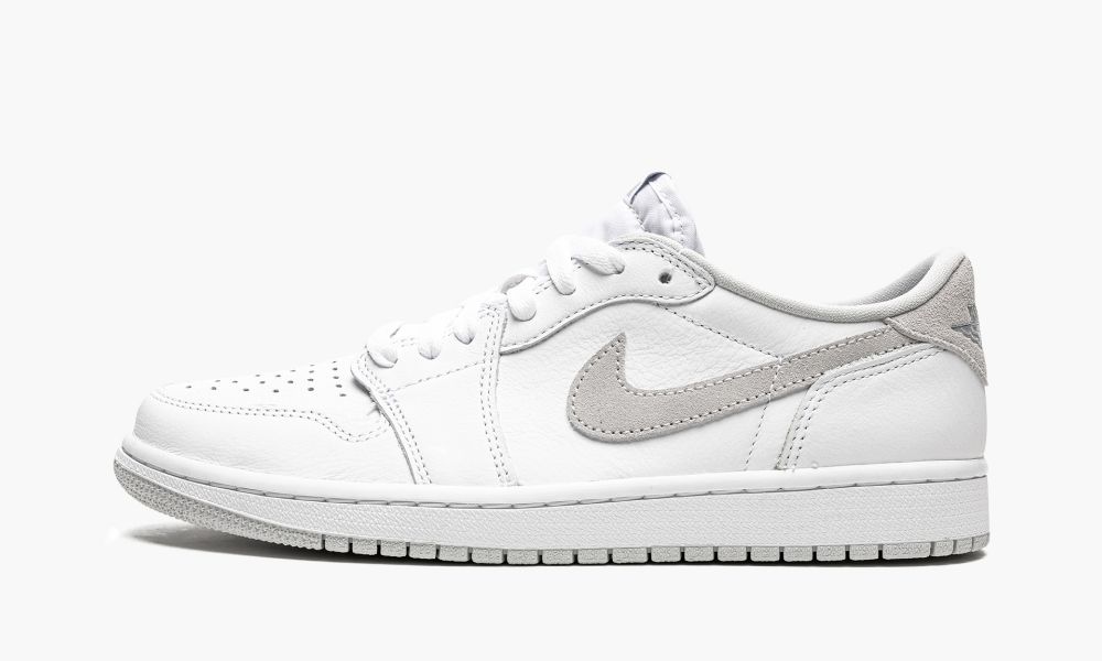 Sapatos Nike Air Jordan 1 Low OG "Neutros Grey" Masculino Branco Cinzentas | Portugal-1493625