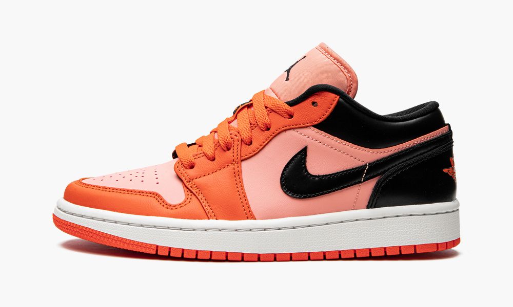 Sapatos Nike Air Jordan 1 Low "Orange Black" Feminino Pretas Laranja | Portugal-3180457