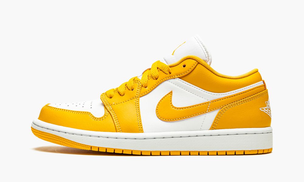 Sapatos Nike Air Jordan 1 Low "Pollen" Masculino Branco Amarelas | Portugal-1736495