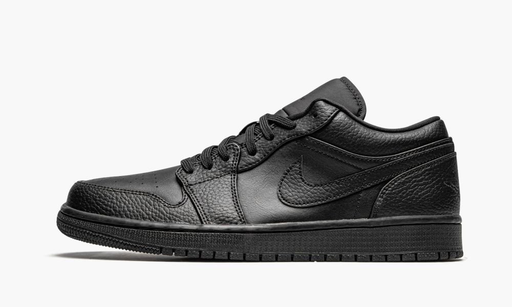 Sapatos Nike Air Jordan 1 Low "Triple Black" Masculino Pretas | Portugal-3481679