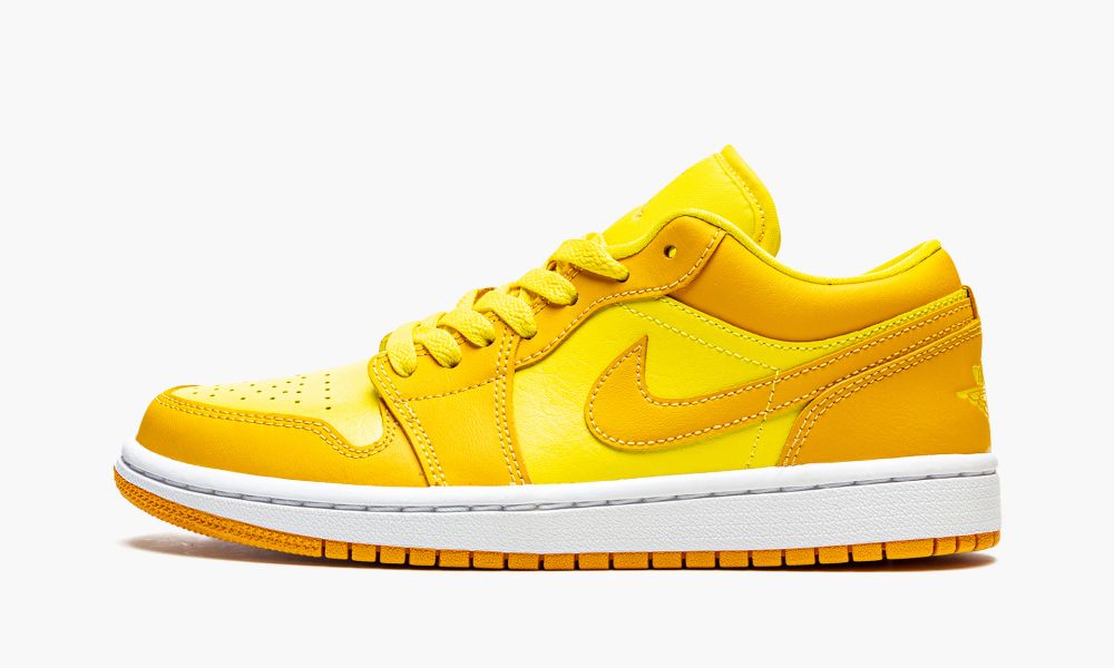 Sapatos Nike Air Jordan 1 Low "Yellow Strike" Feminino Branco Amarelas | Portugal-8073294