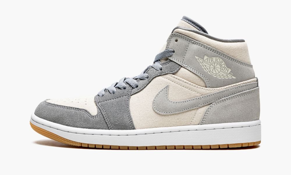 Sapatos Nike Air Jordan 1 MID SE "Coconut Milk" Masculino Cinzentas | Portugal-0748561