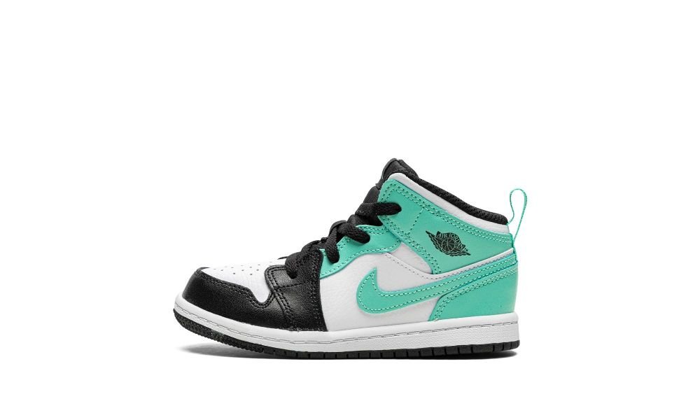 Sapatos Nike Air Jordan 1 MID TD "Tropical Twist" Criança Pretas Branco | Portugal-6381240