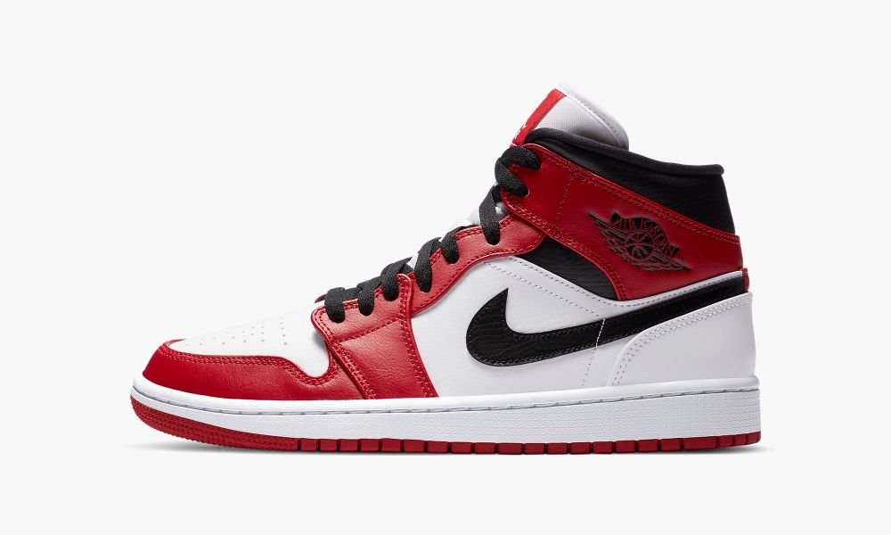 Sapatos Nike Air Jordan 1 Medio "Chicago 2020" Masculino Vermelhas Pretas Branco Vermelhas | Portugal-4625078