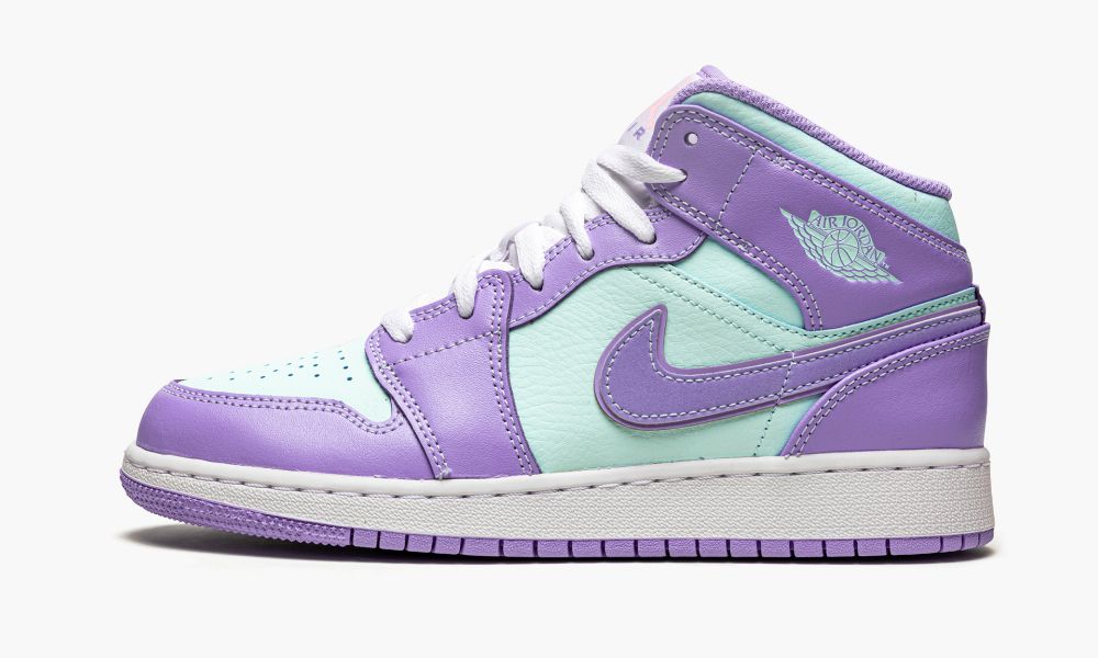 Sapatos Nike Air Jordan 1 Medio GS "Purple Pulse / Arctic Punch" Criança Azuis Roxo | Portugal-1709486