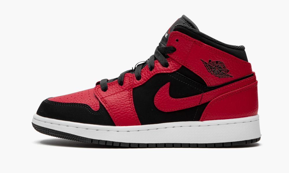 Sapatos Nike Air Jordan 1 Medio (GS) "Reverse Bred" Criança Pretas Vermelhas Branco | Portugal-2813496