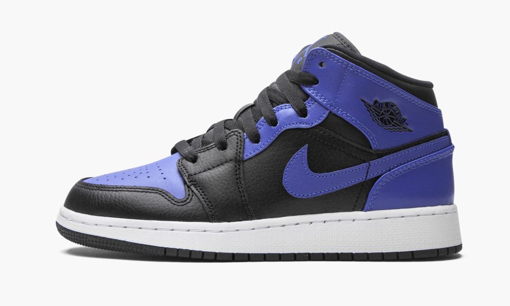 Sapatos Nike Air Jordan 1 Medio GS "Royal 2020" Criança Pretas Branco Azuis Azul Marinho | Portugal-0958273