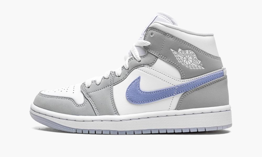 Sapatos Nike Air Jordan 1 Medio "Grey Blue" Feminino Branco Cinzentas | Portugal-6750231