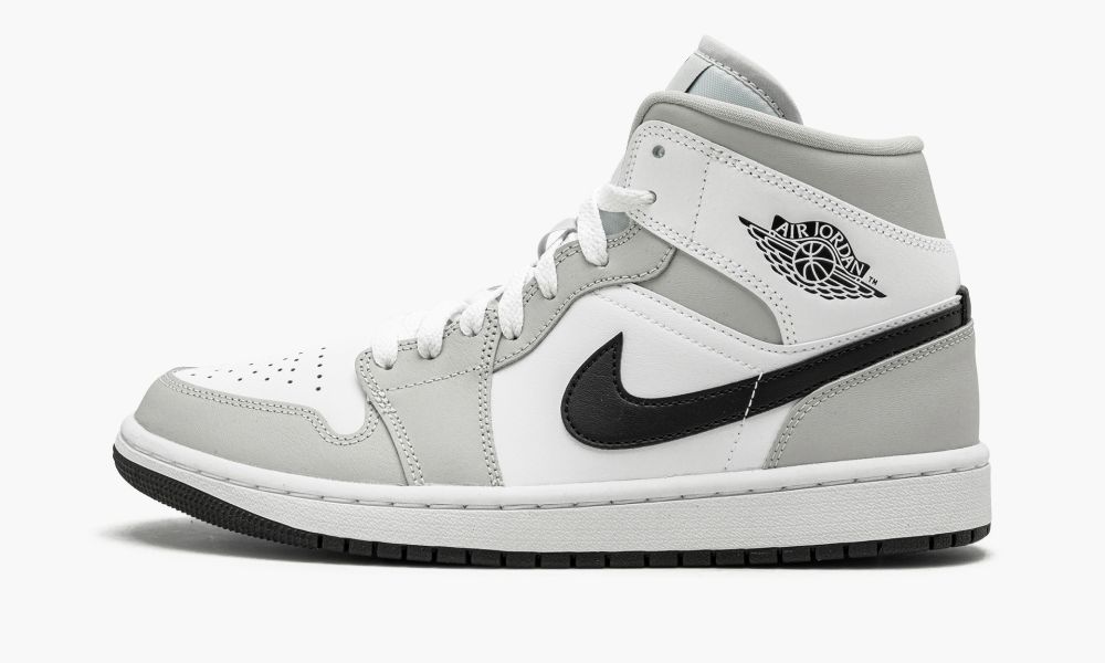 Sapatos Nike Air Jordan 1 Medio "Grey Fog" Feminino Pretas Cinzentas Branco | Portugal-8920716