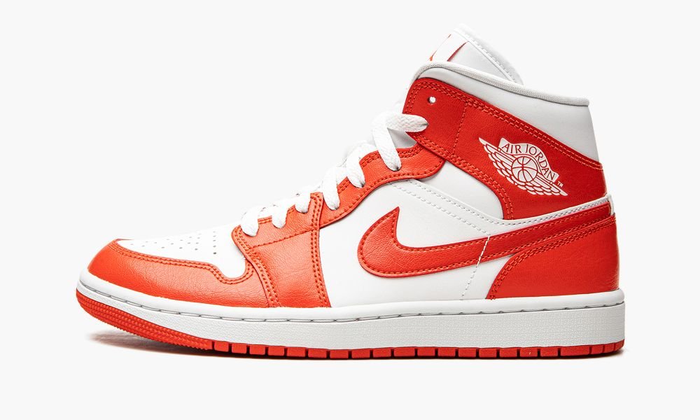 Sapatos Nike Air Jordan 1 Medio "Habanero Red" Feminino Vermelhas Branco | Portugal-6807439