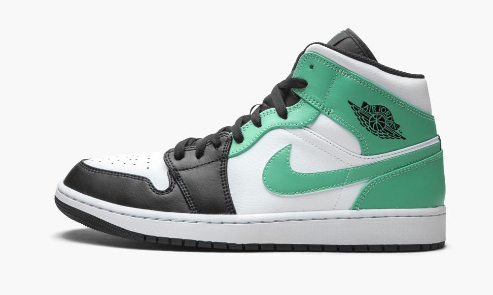 Sapatos Nike Air Jordan 1 Medio "Island Green" Masculino Pretas Branco Verdes | Portugal-1860253