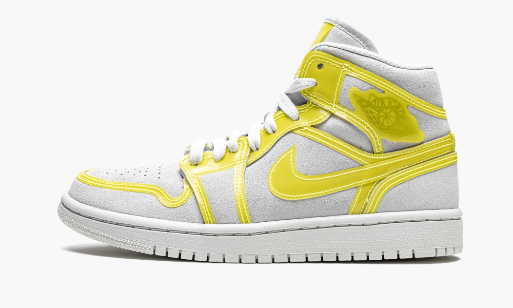 Sapatos Nike Air Jordan 1 Medio LX "Opti Yellow" Feminino Branco Amarelas | Portugal-3016249