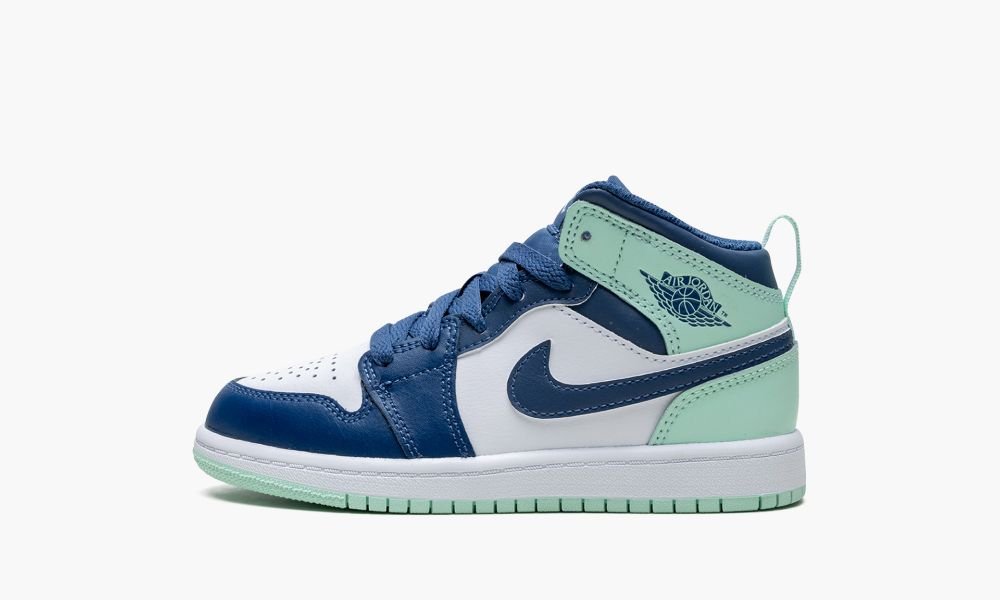 Sapatos Nike Air Jordan 1 Medio PS "Blue Mint" Criança Branco Azuis Azul Marinho Branco Menta | Portugal-8534906