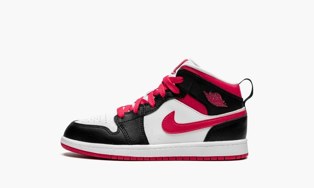 Sapatos Nike Air Jordan 1 Medio PS "White / Very Berry" Criança Pretas Vermelhas Branco | Portugal-6092138