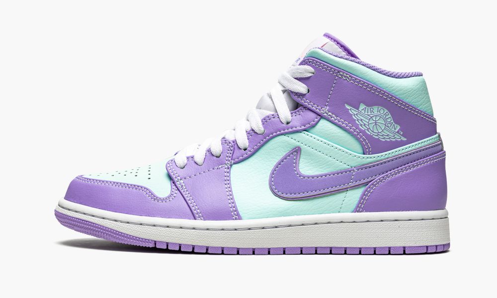 Sapatos Nike Air Jordan 1 Medio "Purple Pulse / Glacier Blue" Masculino Azuis Roxo | Portugal-6518247