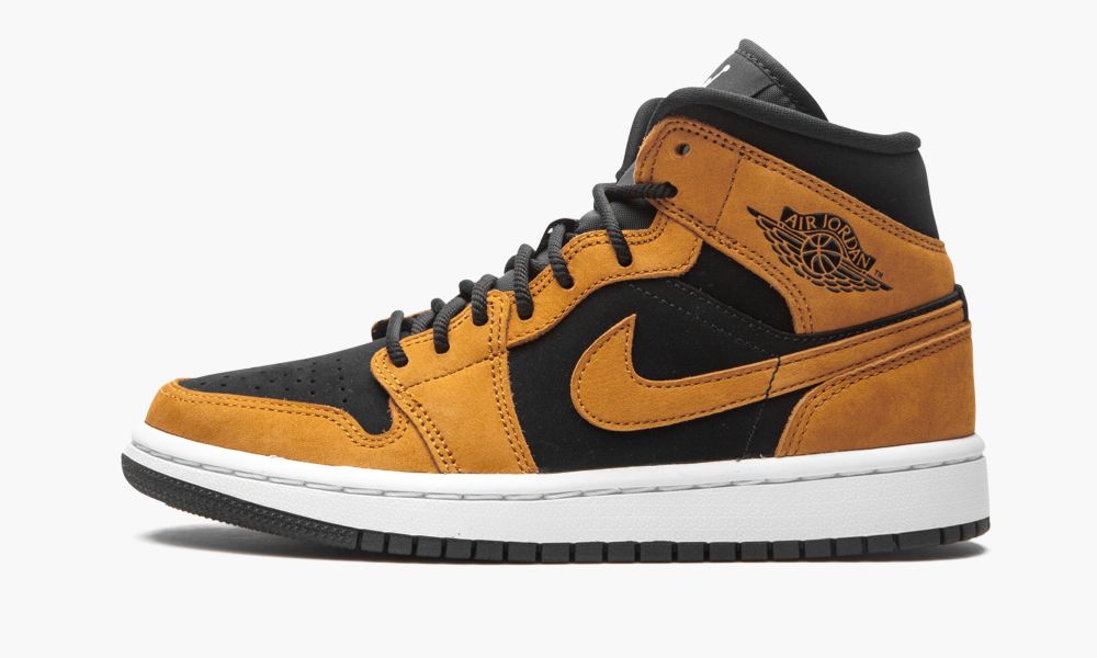 Sapatos Nike Air Jordan 1 Medio SE "Desert Ochre" Feminino Pretas Marrom | Portugal-9281065