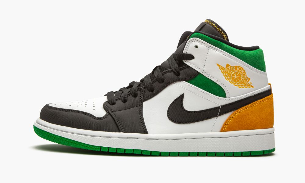 Sapatos Nike Air Jordan 1 Medio SE "Oakland" Masculino Pretas Branco Laranja | Portugal-2198057