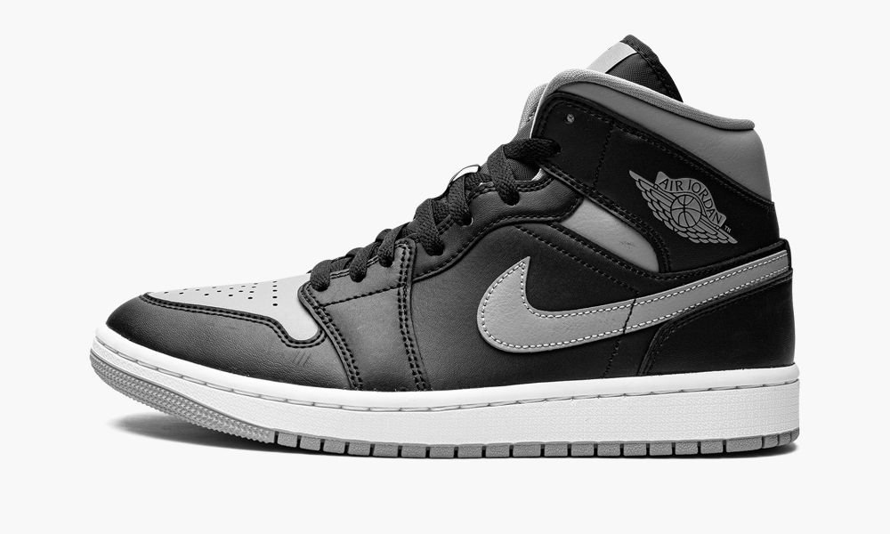 Sapatos Nike Air Jordan 1 Medio "Shadow" Feminino Pretas Branco Cinzentas | Portugal-7826540