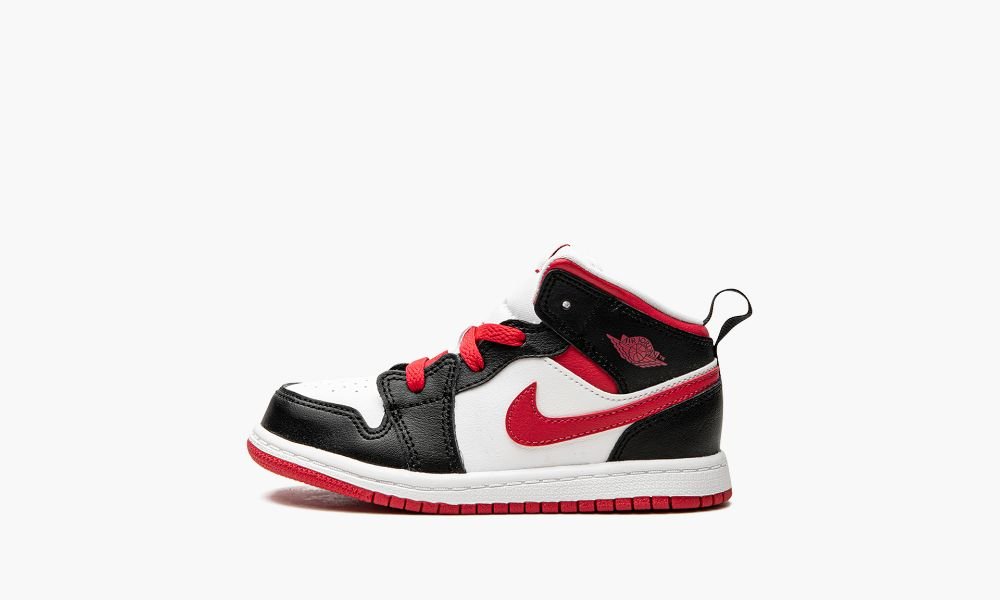 Sapatos Nike Air Jordan 1 Medio TD "Very Berry" Criança Pretas Branco | Portugal-5293816