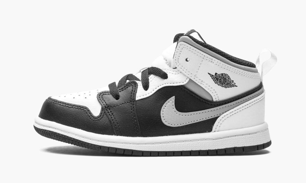 Sapatos Nike Air Jordan 1 Medio (TD) "White Shadow" Criança Pretas Branco Cinzentas | Portugal-1548792