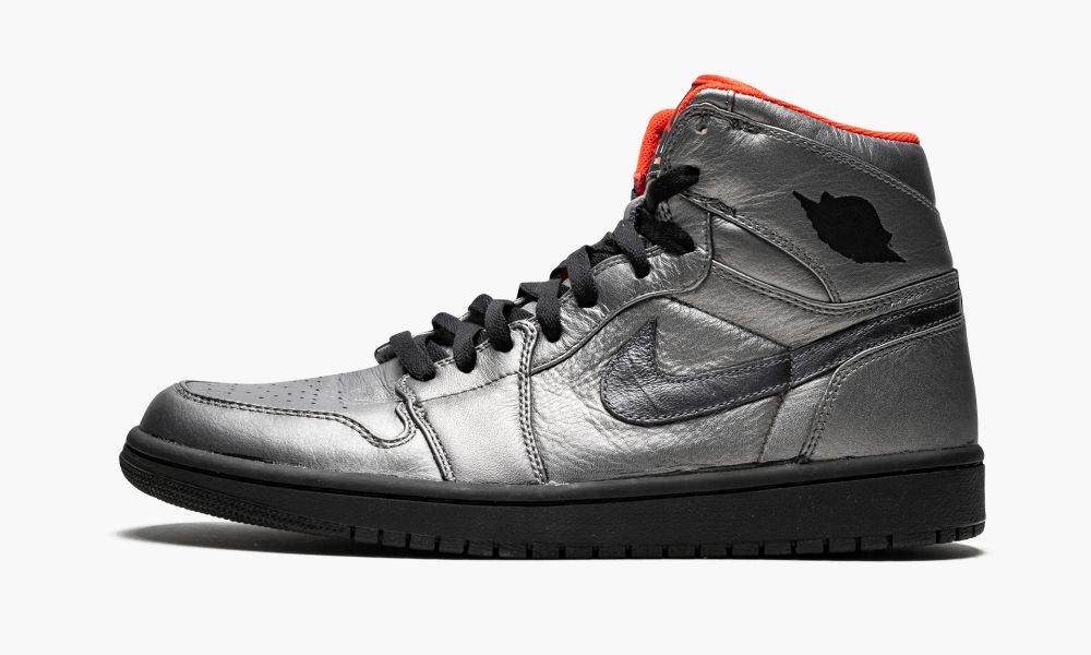 Sapatos Nike Air Jordan 1 Retro Hi Premier Masculino Pretas Laranja Cinzentas | Portugal-2349518