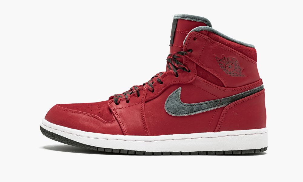 Sapatos Nike Air Jordan 1 Retro Hi Premier "Red Gucci" Masculino Vermelhas Branco | Portugal-7306592