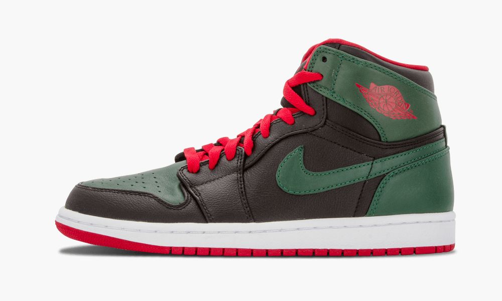 Sapatos Nike Air Jordan 1 Retro High "Gucci" Masculino Pretas Vermelhas Verdes | Portugal-9275814