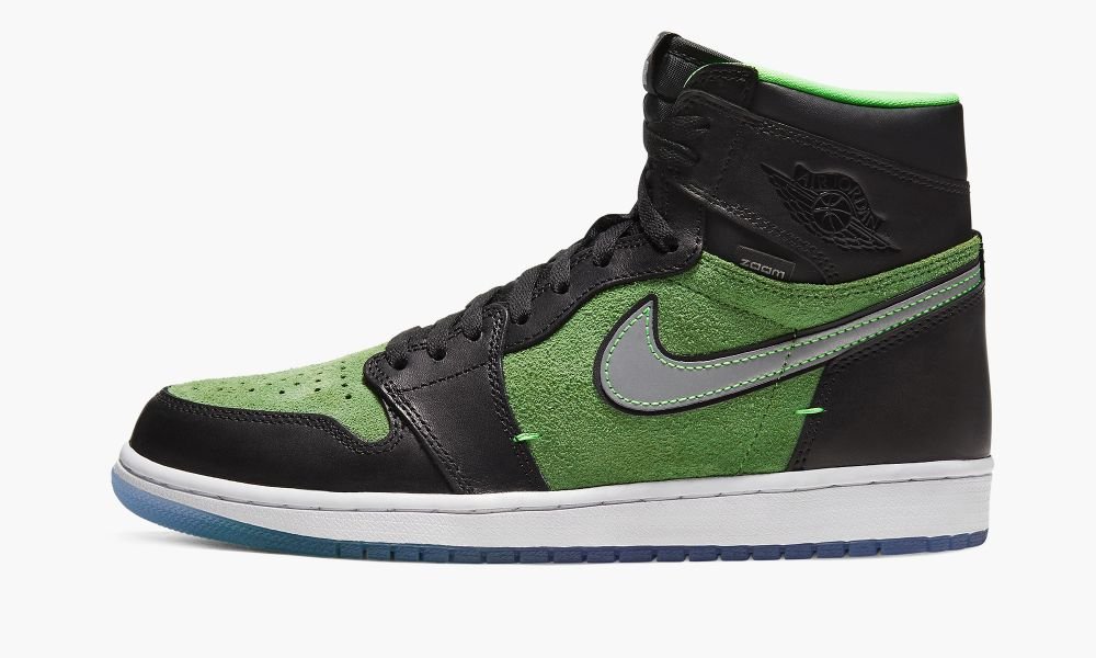 Sapatos Nike Air Jordan 1 Retro High Zoom "Zen Green" Masculino Pretas Verdes | Portugal-3578690