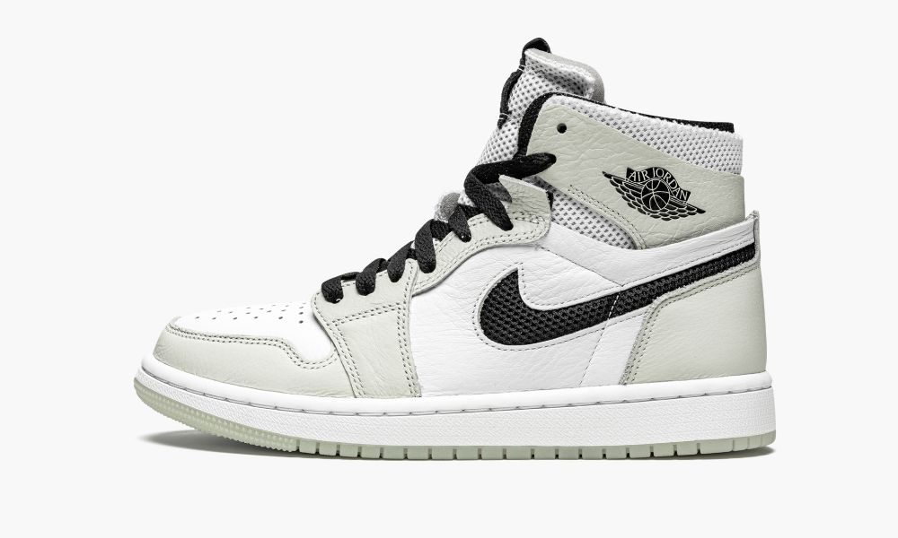 Sapatos Nike Air Jordan 1 Zoom CMFT "Light Bone" Feminino Branco Pretas Cinzentas Branco | Portugal-9135764