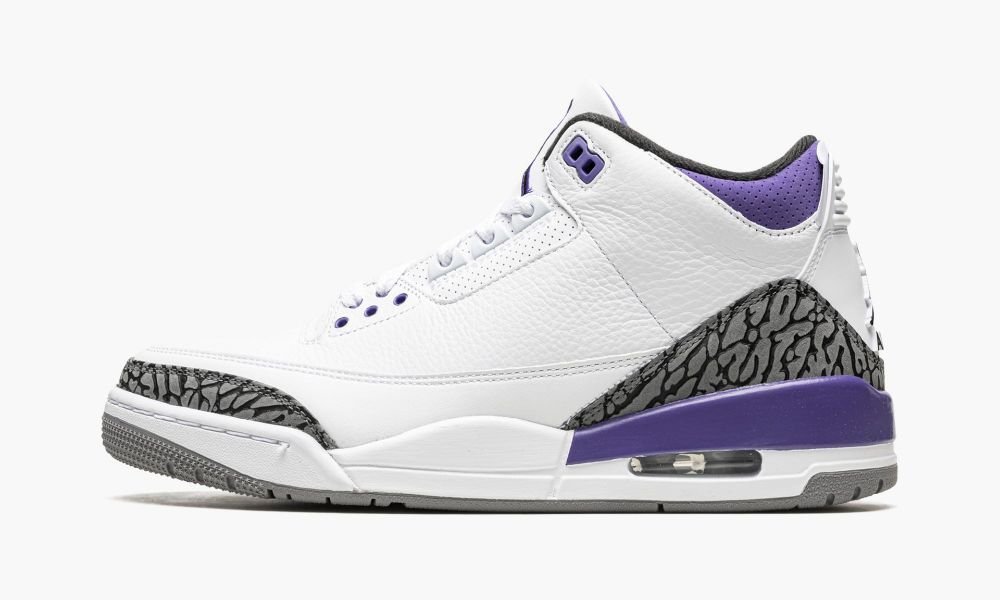 Sapatos Nike Air Jordan 3 "Dark Iris" Masculino Pretas Branco | Portugal-7180532