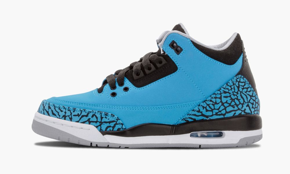 Sapatos Nike Air Jordan 3 Retro BG "Powder Blue" Criança Azuis | Portugal-9358064