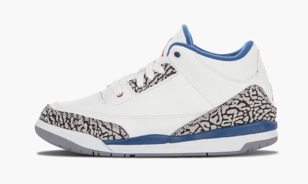 Sapatos Nike Air Jordan 3 Retro (PS) "True Blue" Criança Branco Azuis | Portugal-8253697